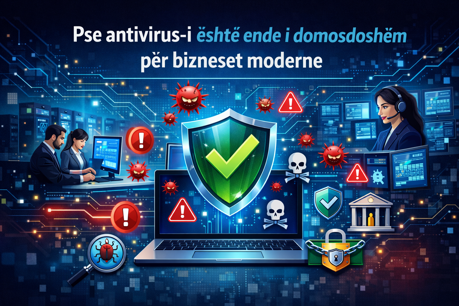 Pse antivirus-i është ende i domosdoshëm për bizneset moderne